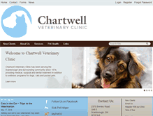 Tablet Screenshot of chartwellvet.com